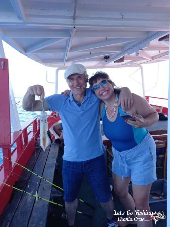 Catch fish and grill in Crete, Chania. Fishing Trips, all you can eat